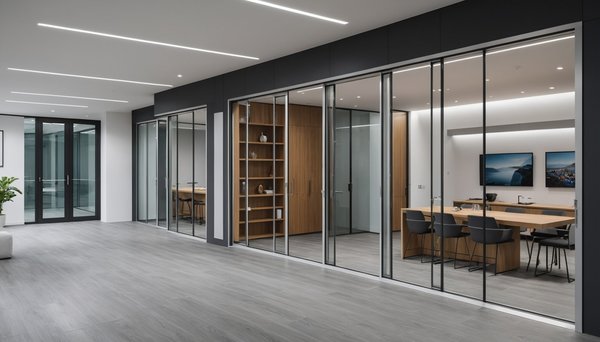 Menuiseries intérieures alu verre : esthétisme et praticité.